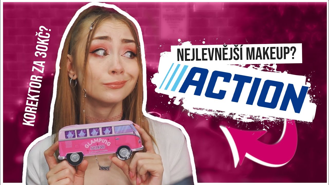 ZKOUŠÍM NEJLEVNĚJŠÍ MAKEUP z Actionu!