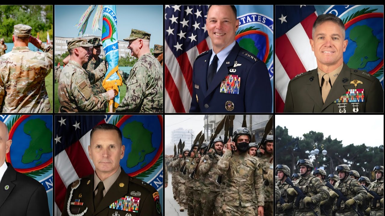 LE GEN DAGVIN  ANDERSON COMMANDANT DE US AFRICA COMMAND ARRIVE A KINSHASA AVEC UNE FORTE DELEGATION