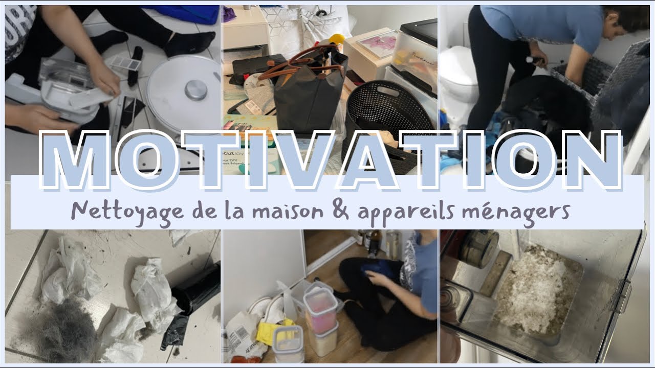 GROSSE MOTIVATION MENAGE DU WEEK-END !  / NETTOYAGE DES APPAREILS MENAGERS / ON SE MOTIVE ENSEMBLE