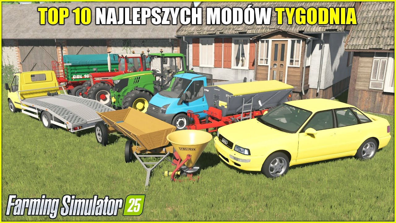 TOP 10 NAJLEPSZYCH POLSKICH MOD&Oacute;W ⭐ FS 25  *Pomot UPR 4, Strumyk S 350 L, W&oacute;z Konny, John Deere*