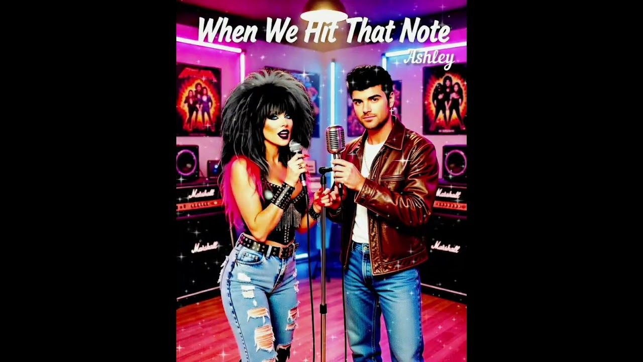 When We Hit That Note by Ashley 80s inspired #rock/#arenarock /#poprock 