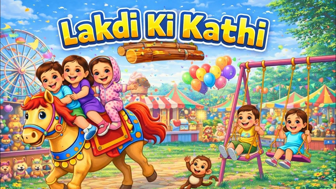 Lakdi Ki Kathi | Hindi Kids Rhyme | Cartoon Song lakdi ki kathi song 