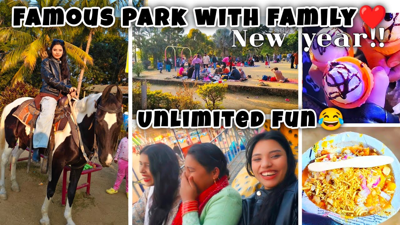 New year Vlog❤️ | Park Vlog with Family🥰 | Horse riding, jhula & much more ✨| Maria Vlogs 