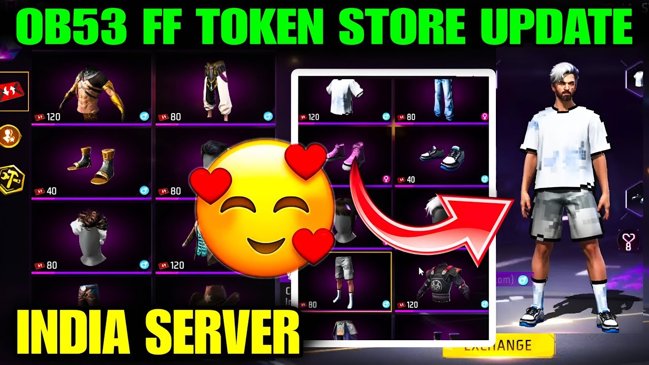 OB53 FF TOKEN STORE UPDATE FREE FIRE || OB53 UPDATE || FF TOKEN STORE UPDATE NEW BUNDLES