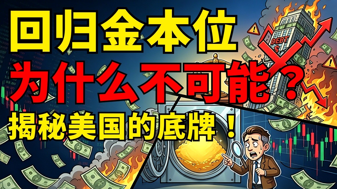 为什么回归金本位是最大的谎言？历史早已注定！揭秘美国的底牌，看懂黄金的底层博弈密码！#黄金 #美元信用 #金本位