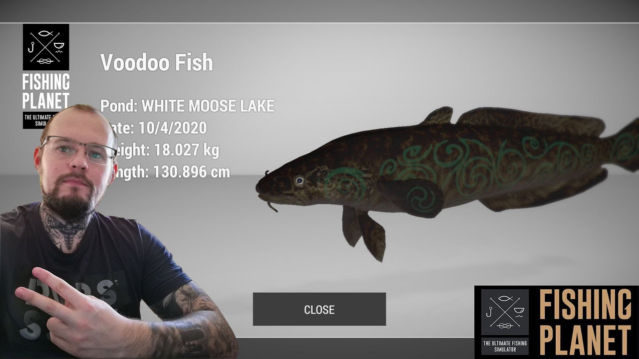 Fishing Planet * Monster Fish * White Moose Lake * Voodoo Fish*** Ryba voodoo Potwór Biały Łoś
