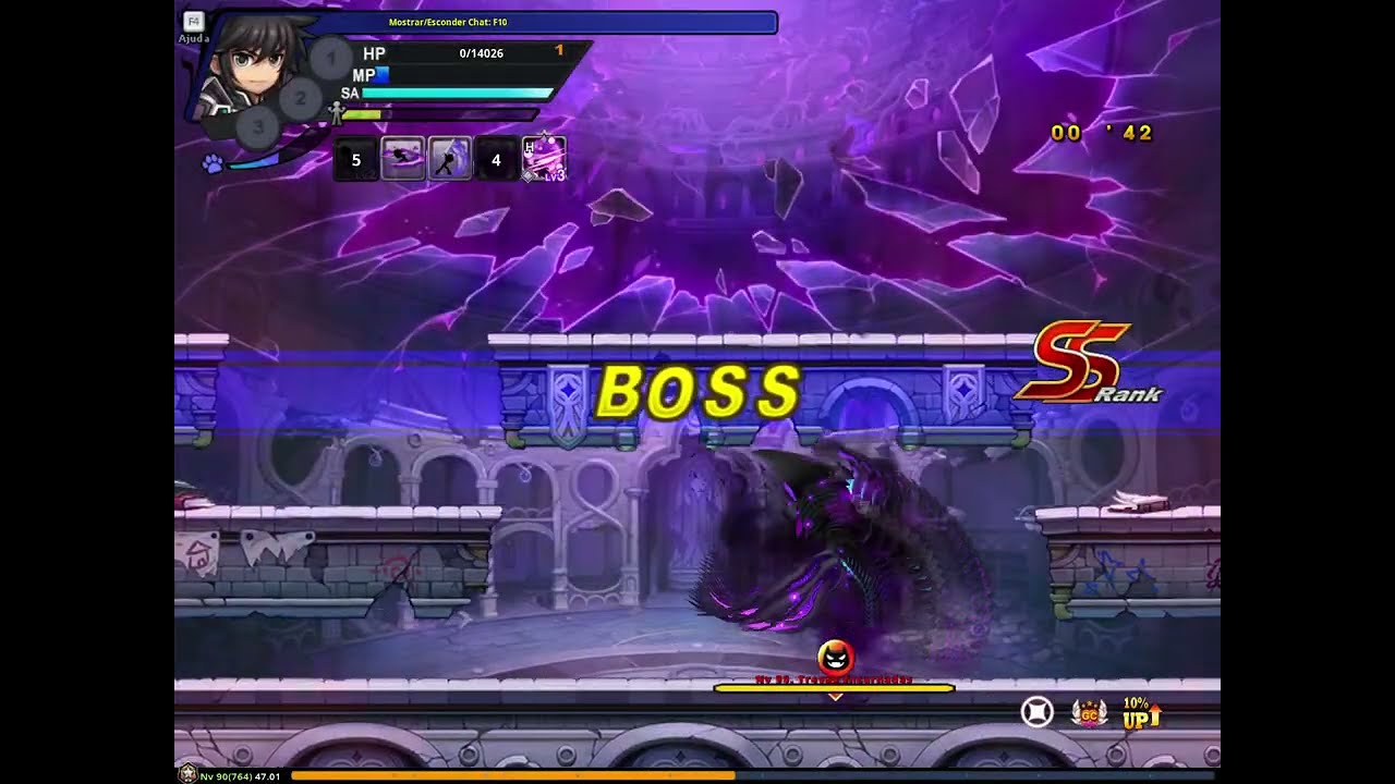 Sieghart Capela da Eternidade Dificuldade Mestre - Solo 01:20 - Grand Chase Classic