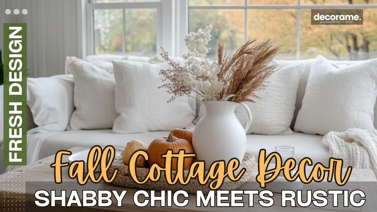 Fall Cottage Decor Ideas: Shabby Chic Meets Rustic Farmhouse for Cozy Vibes
