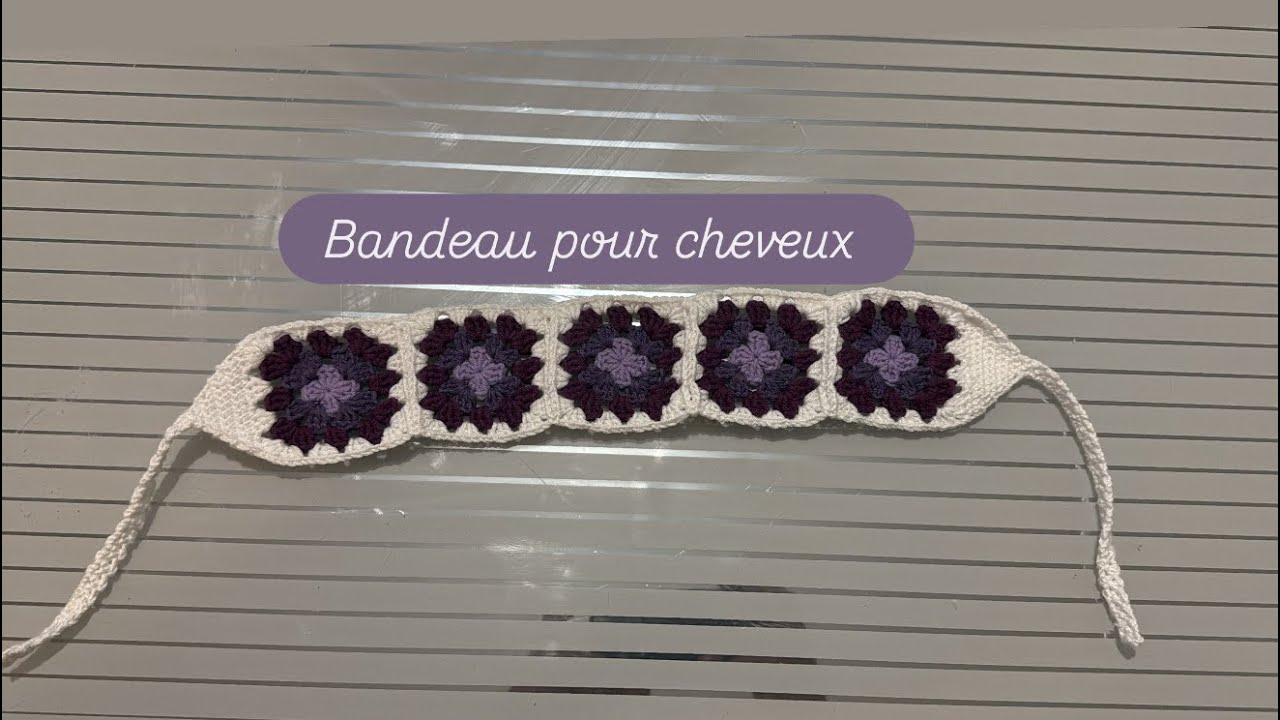 Bandeau pour cheveux au crochet 💕 | Tuto n°15 de mon Calendrier de l’Avent