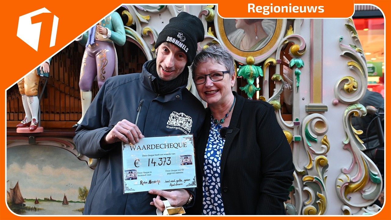 Orgelman Robin weer terug in Apeldoorn | Regionieuws