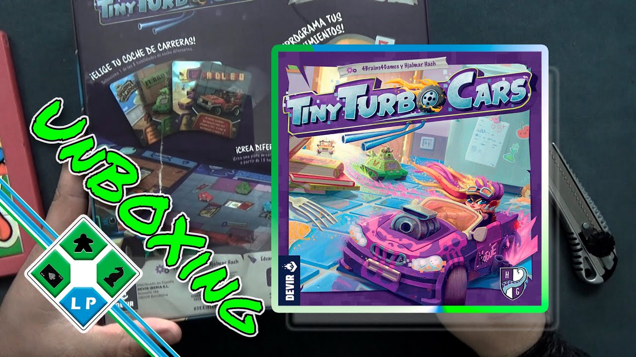 Tiny Turbo Cars - Unboxing | Devir | Horrible Guild