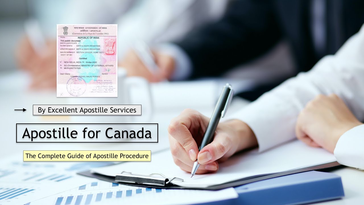 Certificate Apostille for Canada | Apostille Procedure