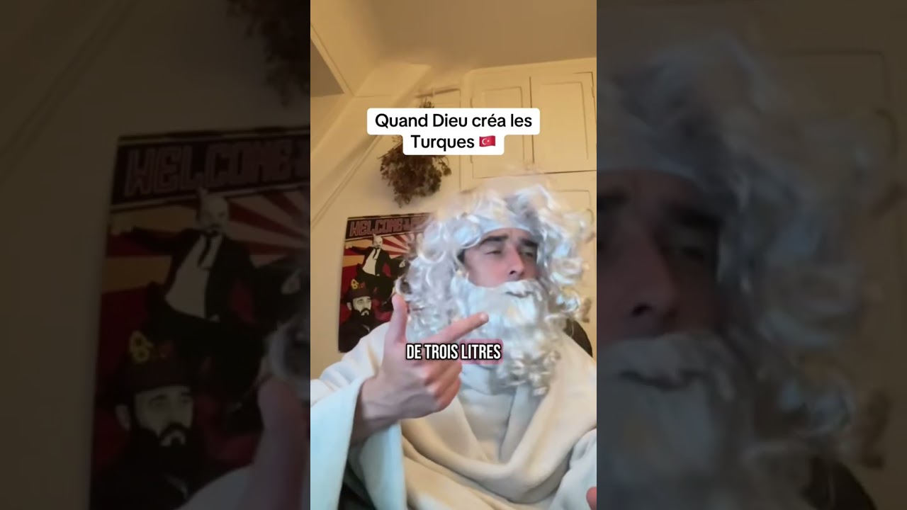 Quand Dieu cr&eacute;a les Turcs 🇹🇷 #humour #turquie