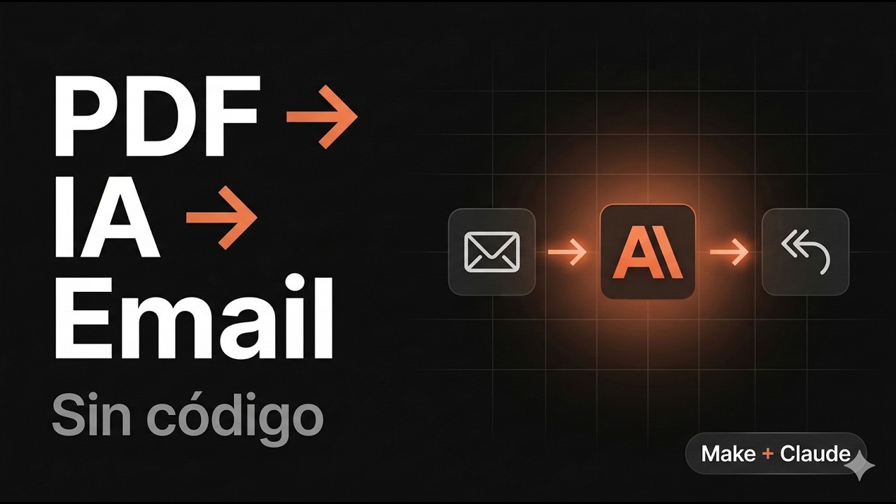 Automatización con IA sin código: analiza PDFs con Claude y Make en 25 minutos