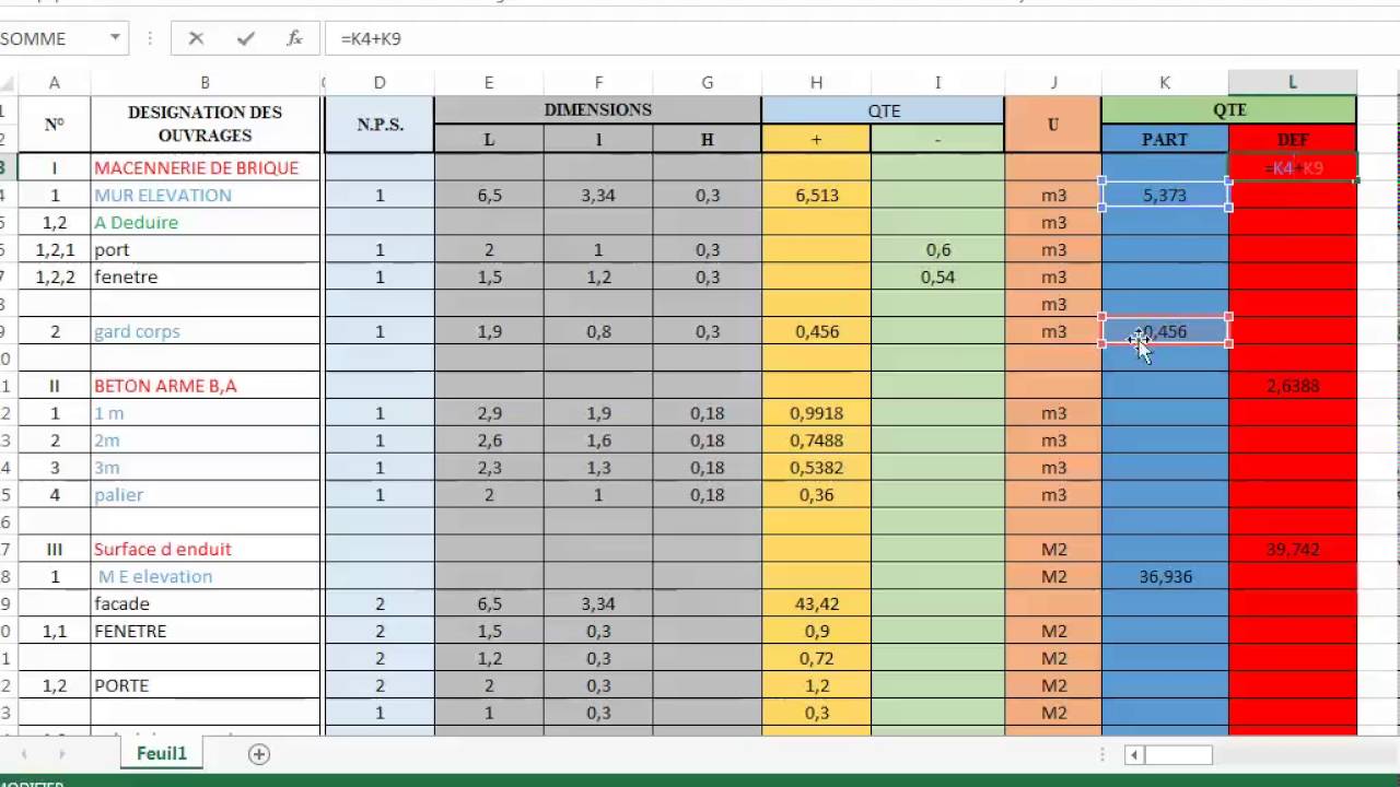 METRE OFPPT EXERCICE 1