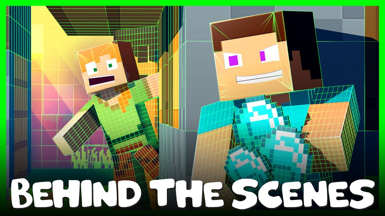 BEHIND THE SCENES - Alex and Steve Life (Minecraft Animation)