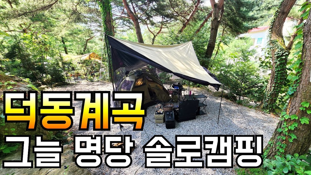 제천 덕동계곡/명당 사이트 추천/줍줍해서 다녀온 아쉬운 1박 캠핑/쉽겟 타오바오 해외직구 성공기/스크린 타프와 새 장비 필드 테스트/솔로캠핑