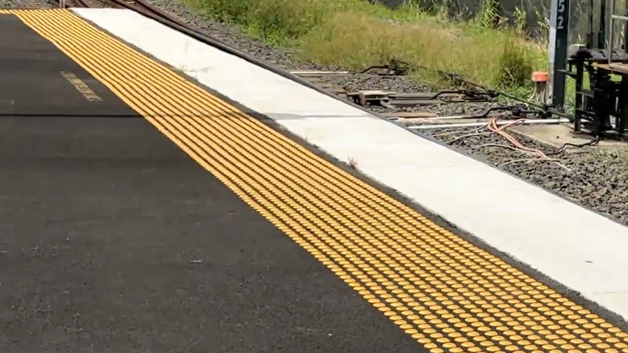 Loram rail-grinder at sunshine 