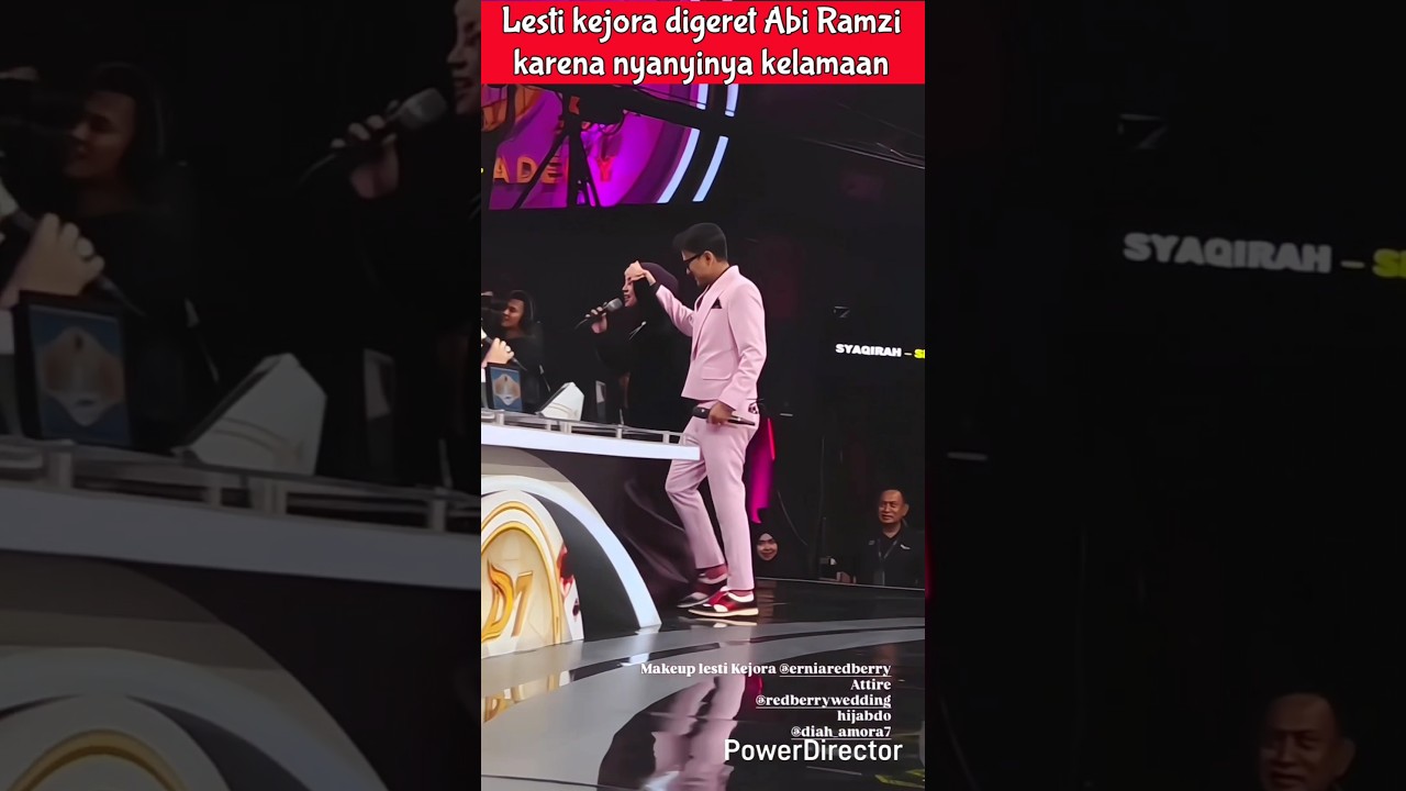 Lesti kejora digeret Abi Ramzi karena nyanyinya kelamaan #lestikejora #rizkybillar #leslar