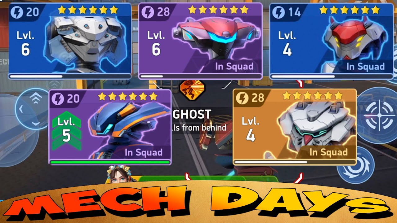 Mech Arena - Gameplay Walkthrough - Team Days🔥(iOS,Android)