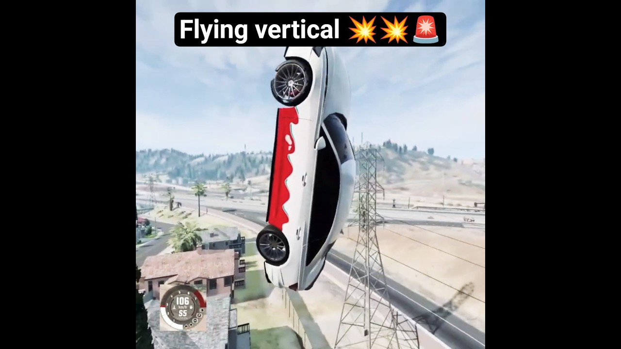 Audi S6 BeamNG: Stunt Jump Showdown - Can it Clear the Gap?