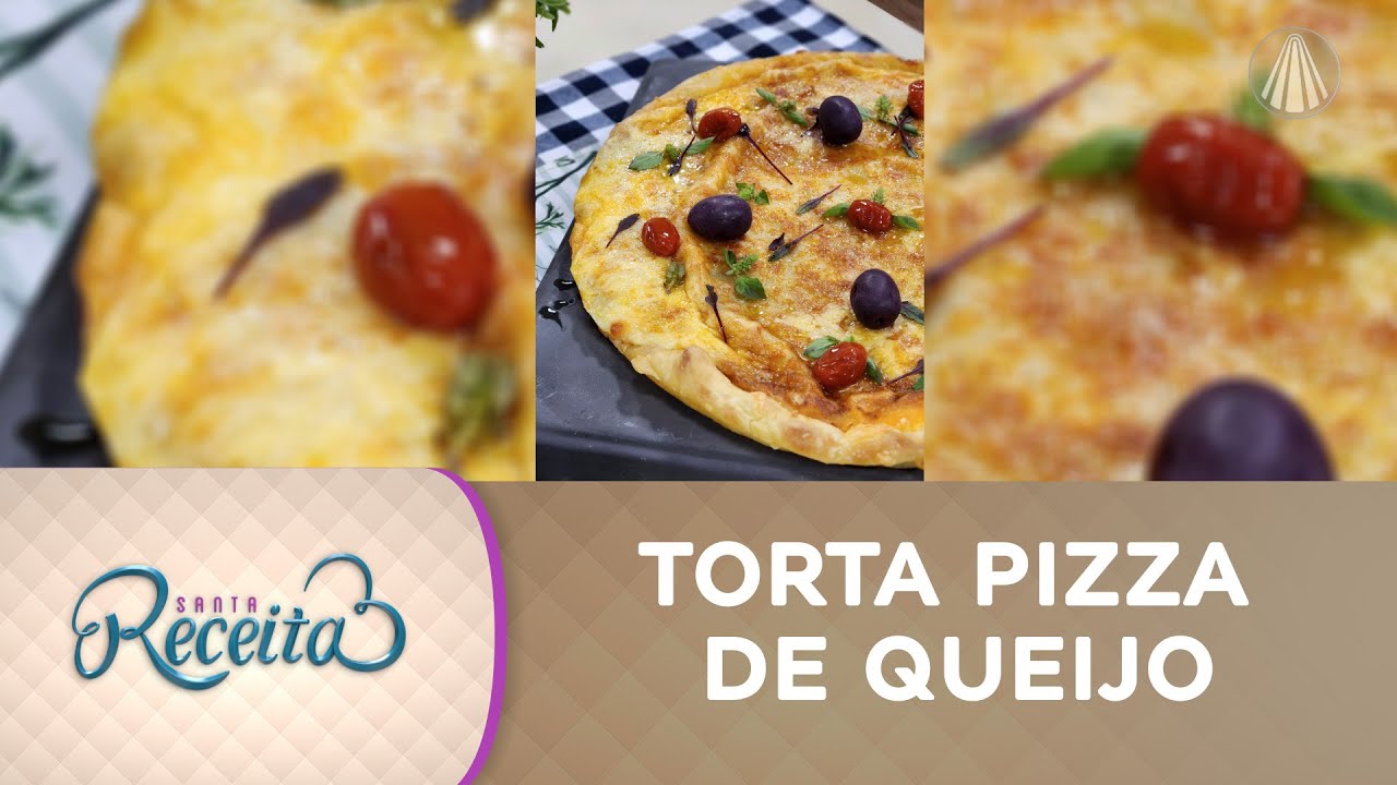 Sem receita fácil para o seu final de semana, então faça essa torta pizza de queijo