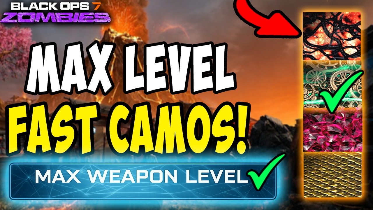 BEST SOLO WEAPON XP GLITCH! MAX LEVEL & CAMO FARM! (BO7 Zombies)