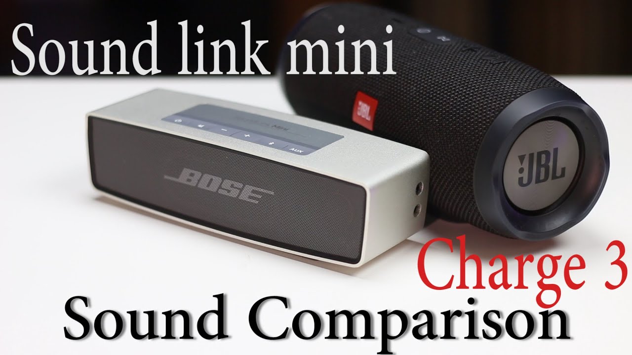 SOUND BATTLE: Sound link mini vs Charge 3 -the real sound comparison