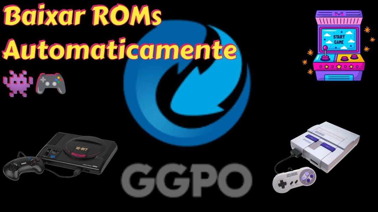 GGPO RETRO GAME ONLINE COMO Baixar ROMs Automaticamente 👻😄 celular Android 📳.