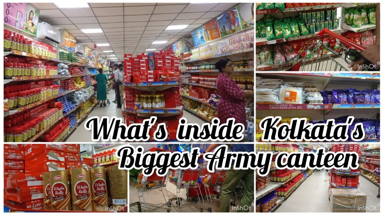 Army canteen Kolkata||Inside army canteen #bengalivlog
