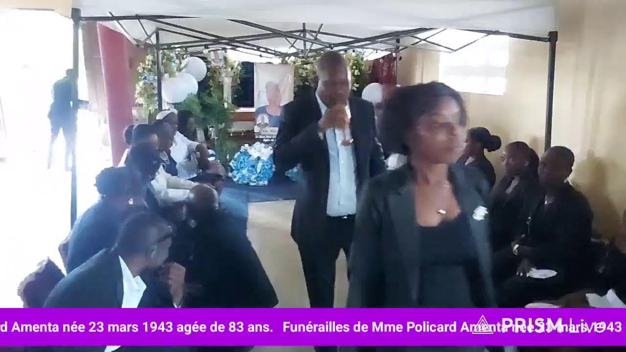 Shamma Fiéfie ENTREPRISE FUNÉRAIRE VOUS INVITE dans les funérailles de Mde Policard Amenta agée 83an