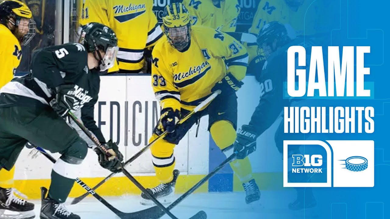 Michigan State vs. Michigan | Highlights| Big Ten Hockey | 02/06/26