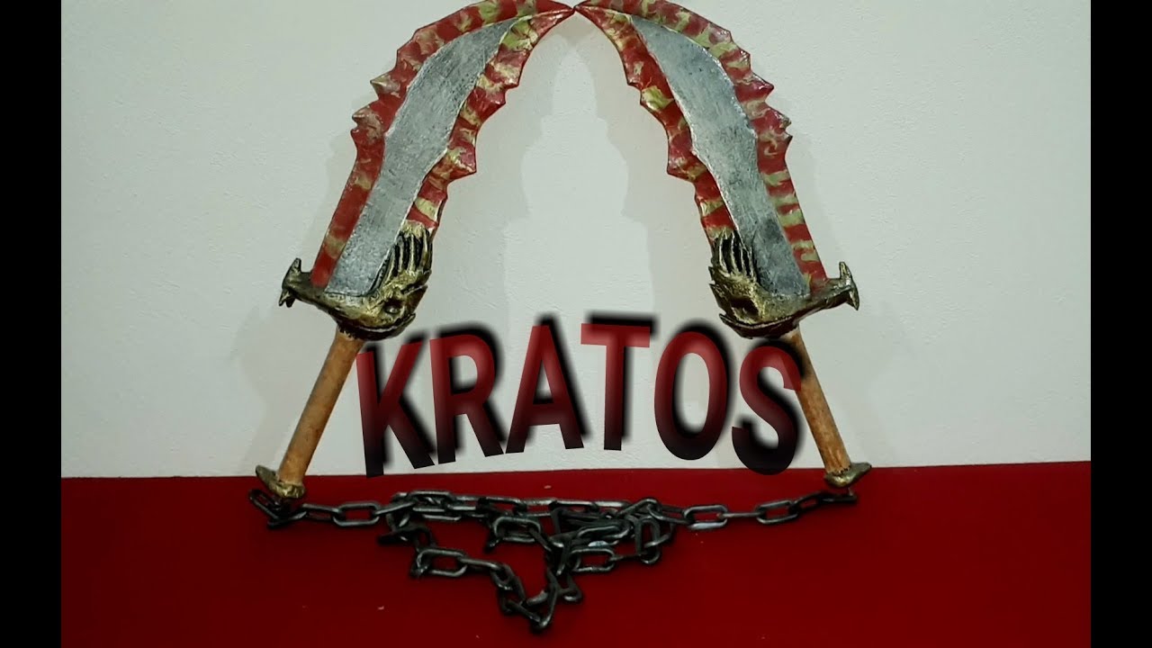 COMO HACER LAS ESPADAS DE KRATOS (BLADES OF CHAOS GOD OF WAR)