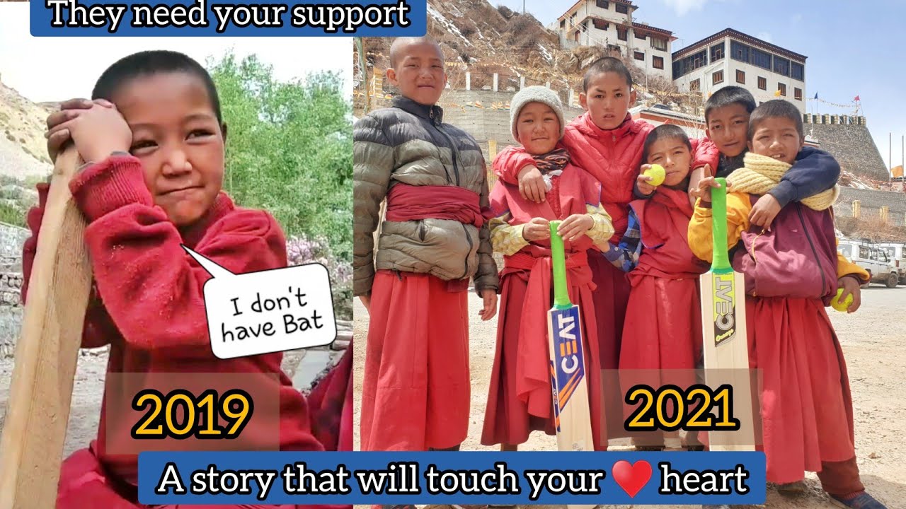Little Monks of Kaza, Spiti Valley | They love Cricket