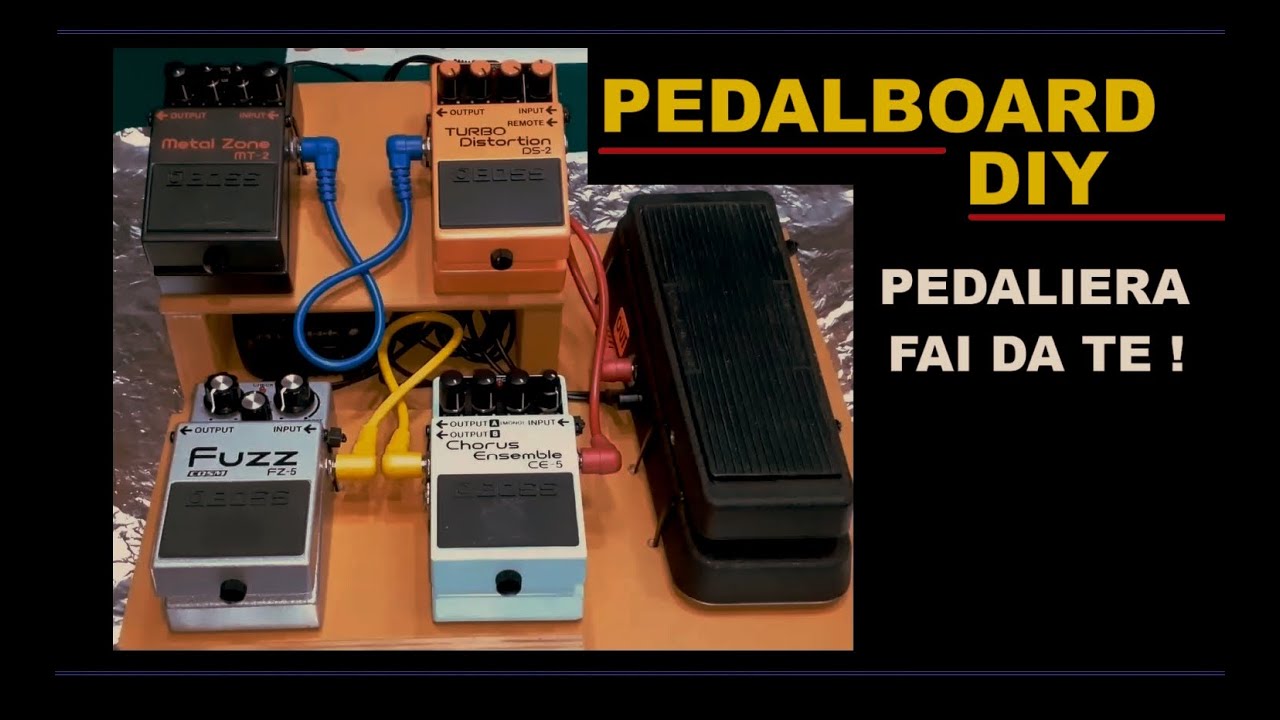 Come Costruire una Pedaliera per Chitarra Elettrica DIY