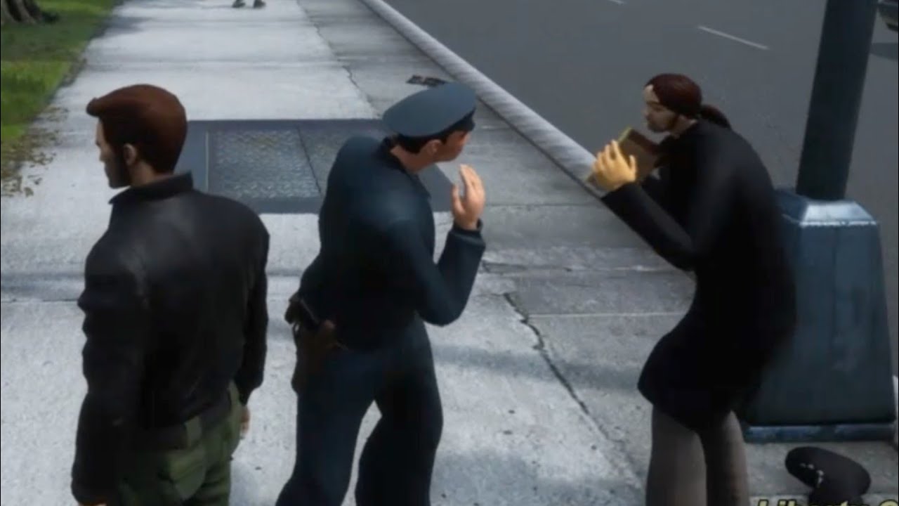 【GTA3リマスター】警察と市民を戦わせてみた
