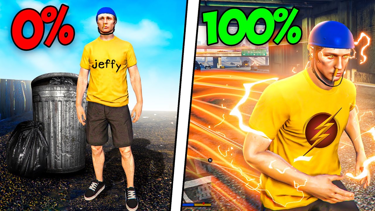 Jeffy Becomes FLASH In GTA 5!