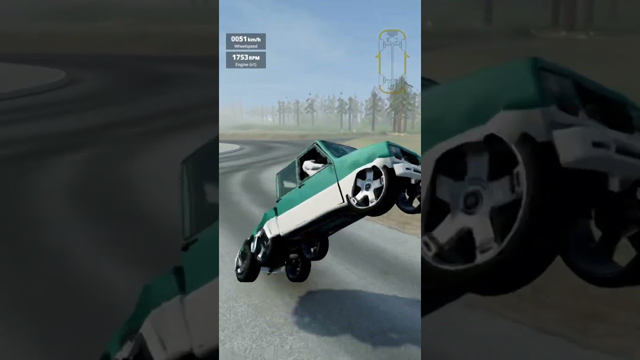 Six #beamng #beamngcrashes #carcrash #sixwheel