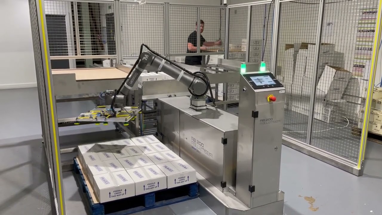 Quad Pack High Speed Cobot Palletising | Reeco Automation