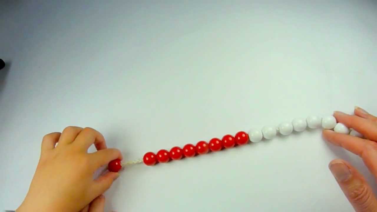Maths fun with the big number beads