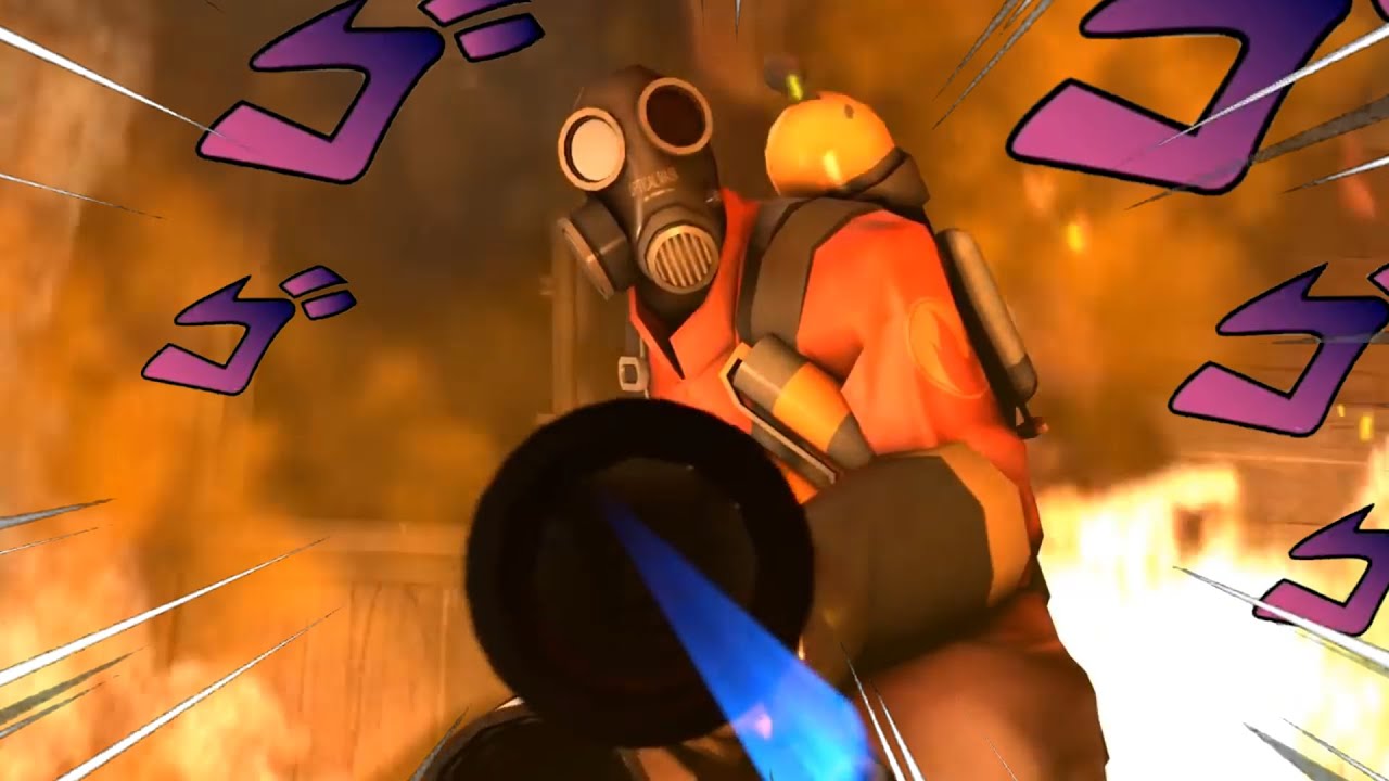 Meet the pyro Bloody stream version [Jojo/ TF2]