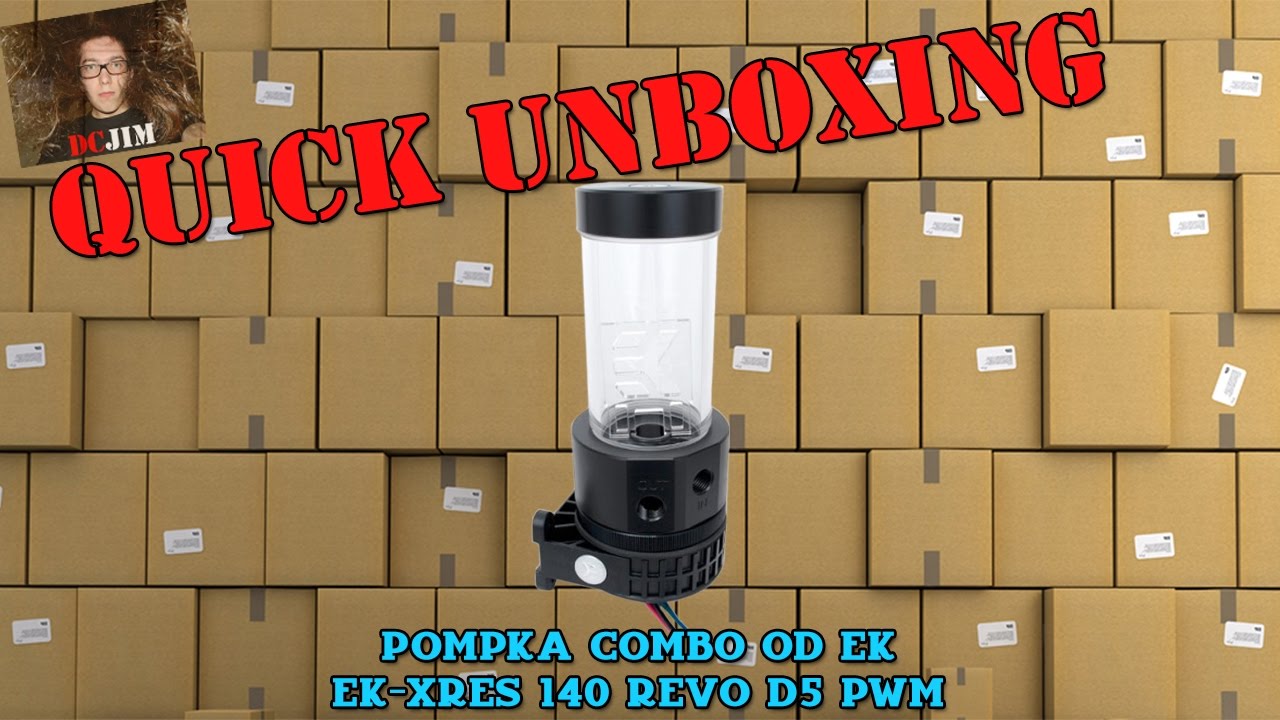 Quick Unboxing - Pompy Od EK EK-XRES 140 Revo D5 PWM (incl. pump)