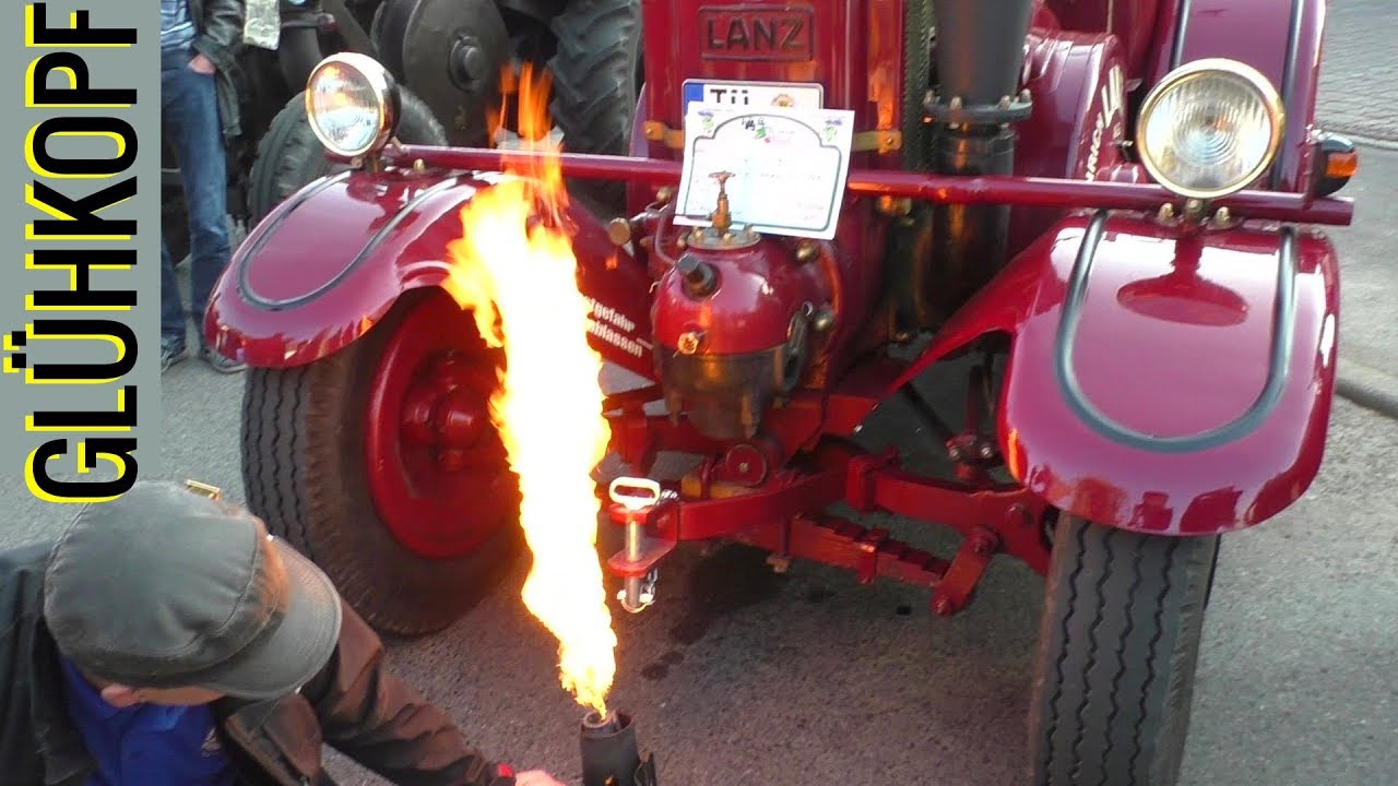 START Glühkopfmotoren LANZ BULLDOG -URSUS & PAMPA Traktor - hot bulb engines START classic tractors