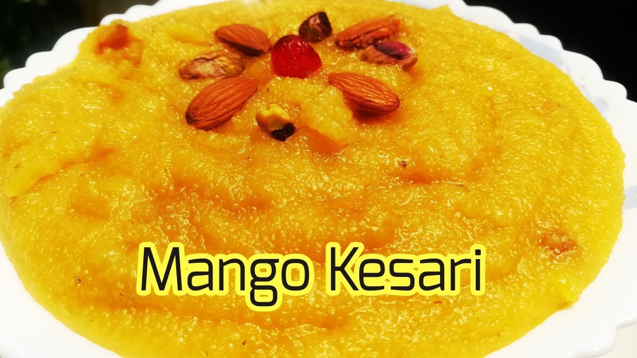 மாம்பழம் கேசரி செய்முறை | Mango Rava Kesari | Sweet Kesari Recipe | Helen's Home Cooking