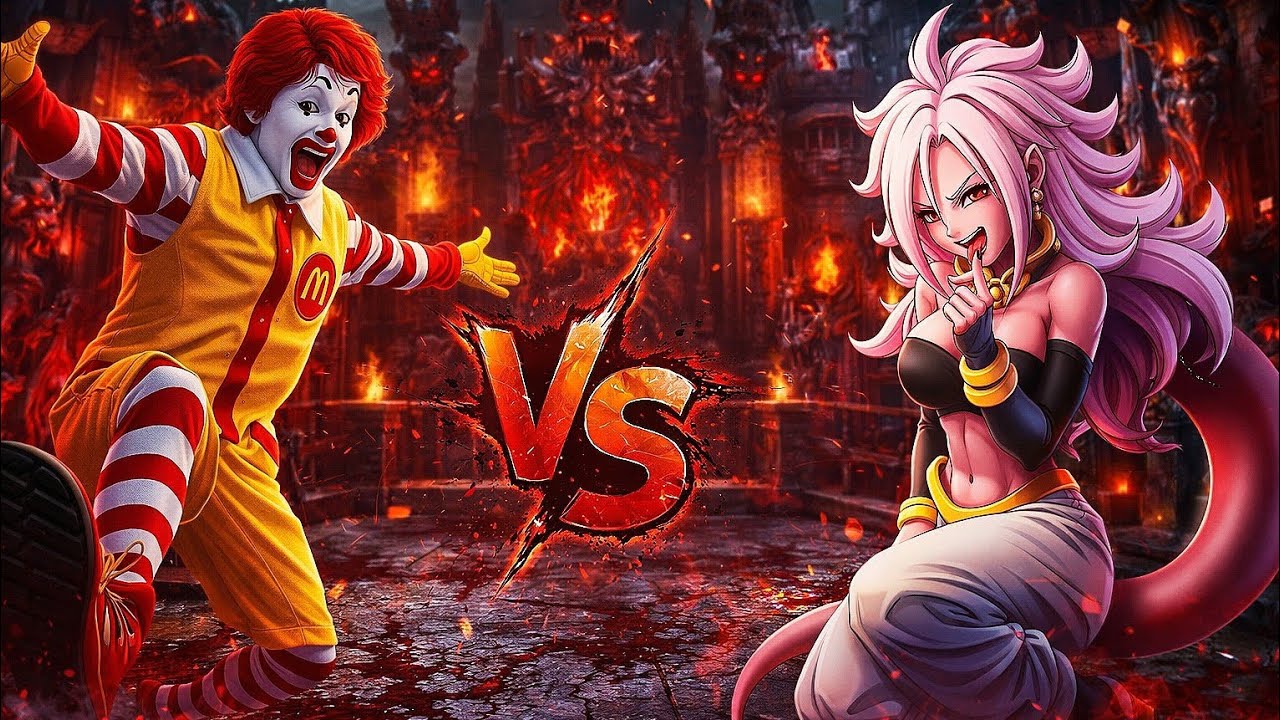 [ KOF Mugen ] KeyboardonaSher vs Android 21 Evil Epic Fight 