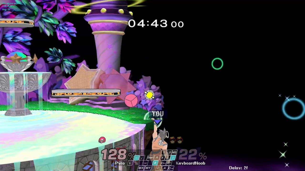 Melee w/ pyro [falcon punch]