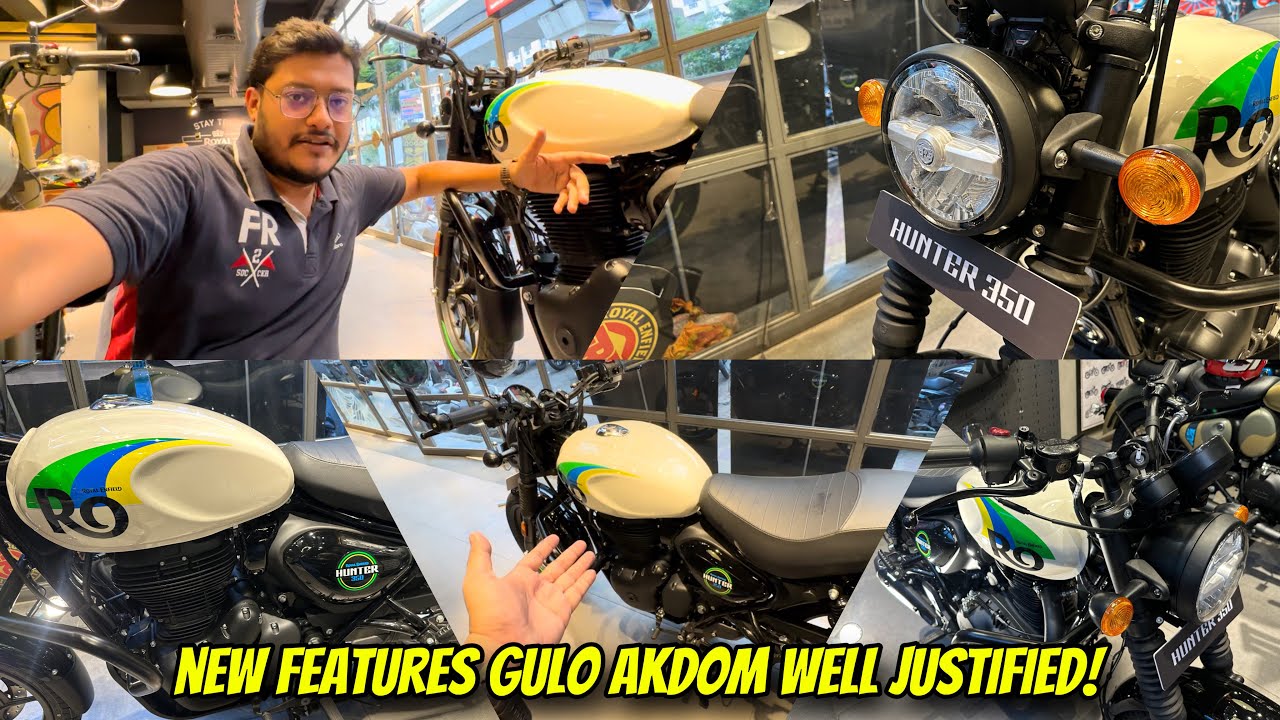 New ROYAL ENFIELD HUNTER 350 চেক করলাম | 2025 model | Features যেগুলো  দরকার  ছিল