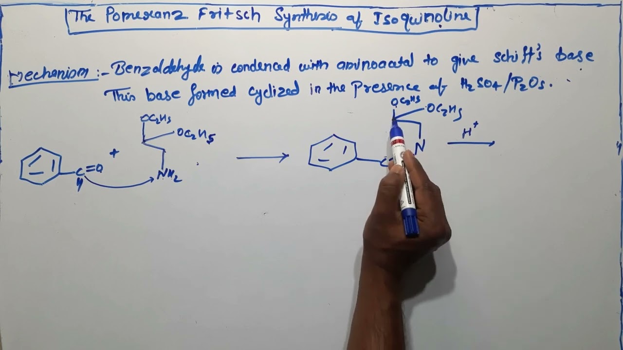 Pomeranz fritsch synthesis of Isoquinoline