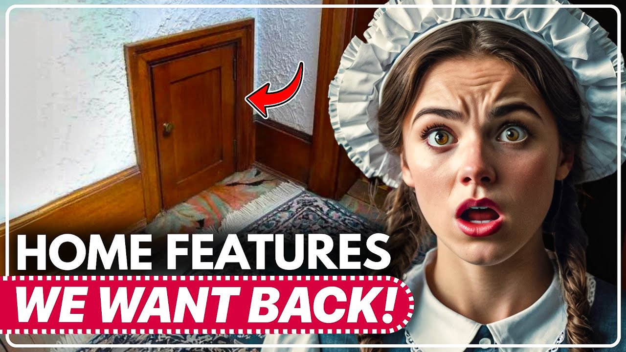 40 Old Fascinating Home Features  | That Have Faded Into History