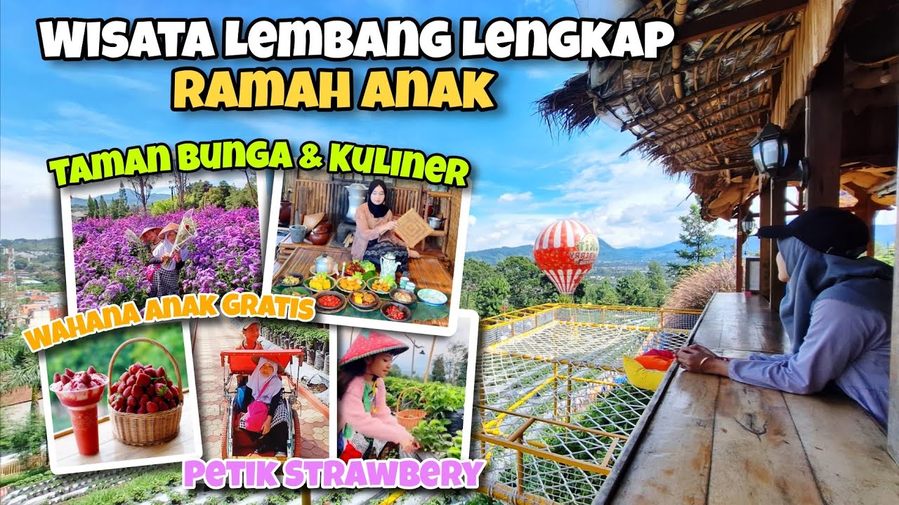 Tempat Wisata Bukit Strawberry  Lembang Bandung  | Wisata Alam Terbaru   di Lembang
